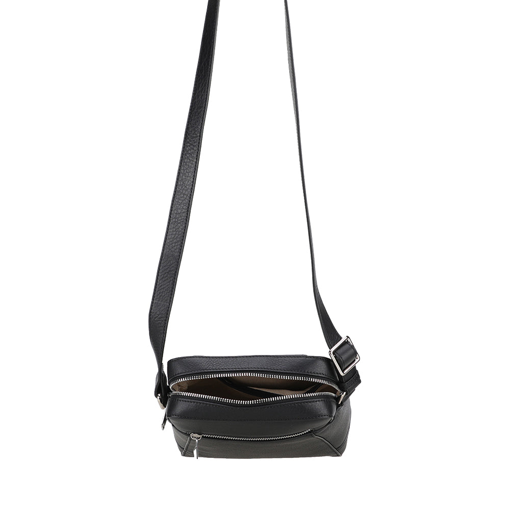 Large José Leather Crossbody Bag