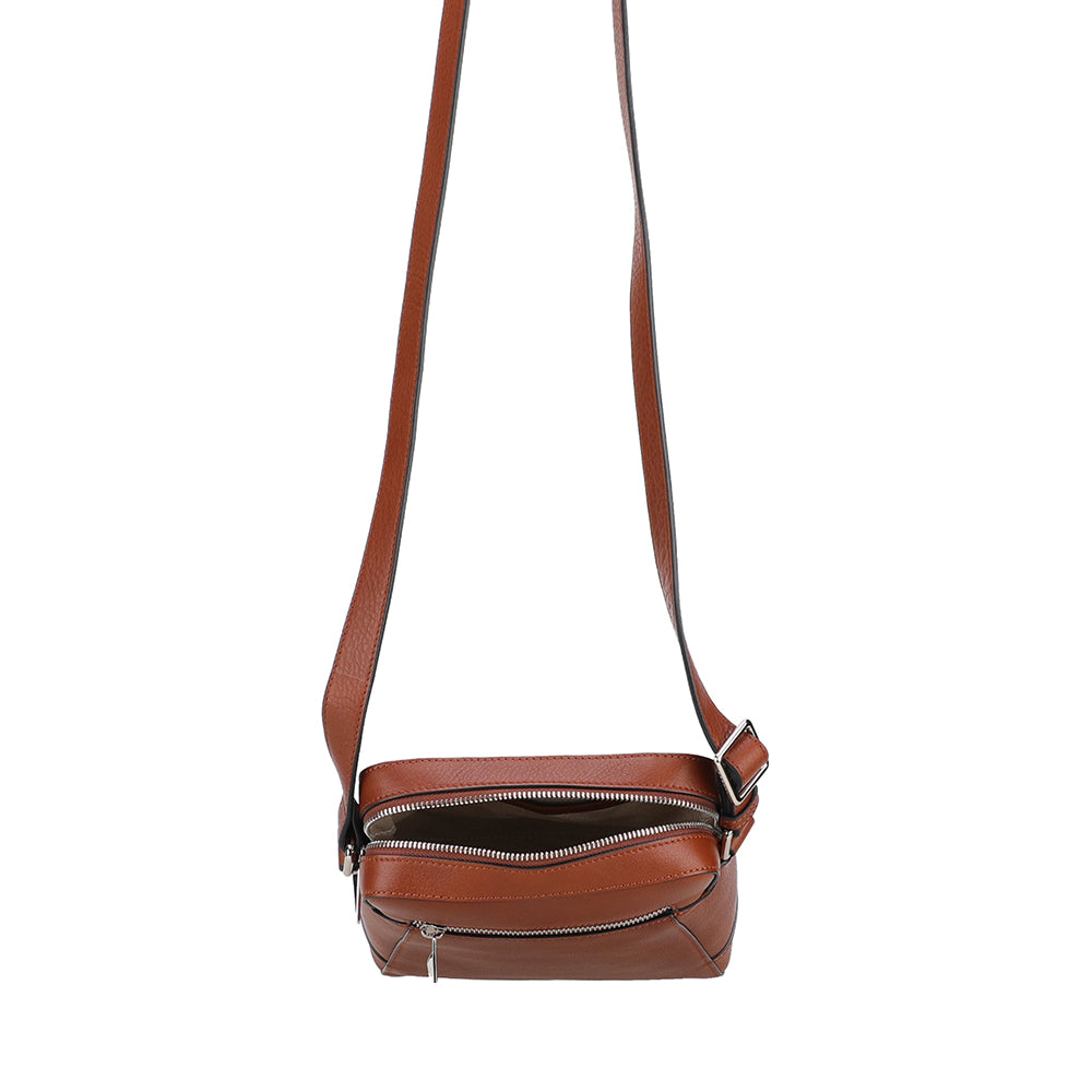 Large José Leather Crossbody Bag