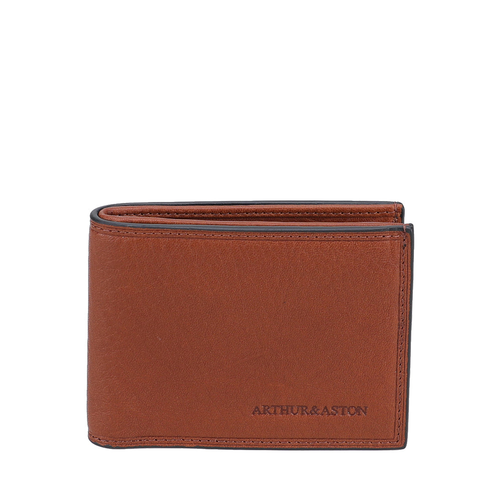 Small Italian leather wallet, José