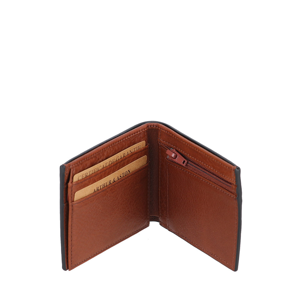 Small Italian leather wallet, José