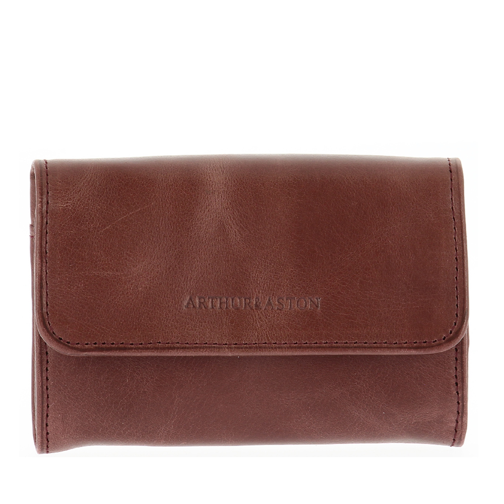 Porte-monnaie et cartes cuir vachette huilé