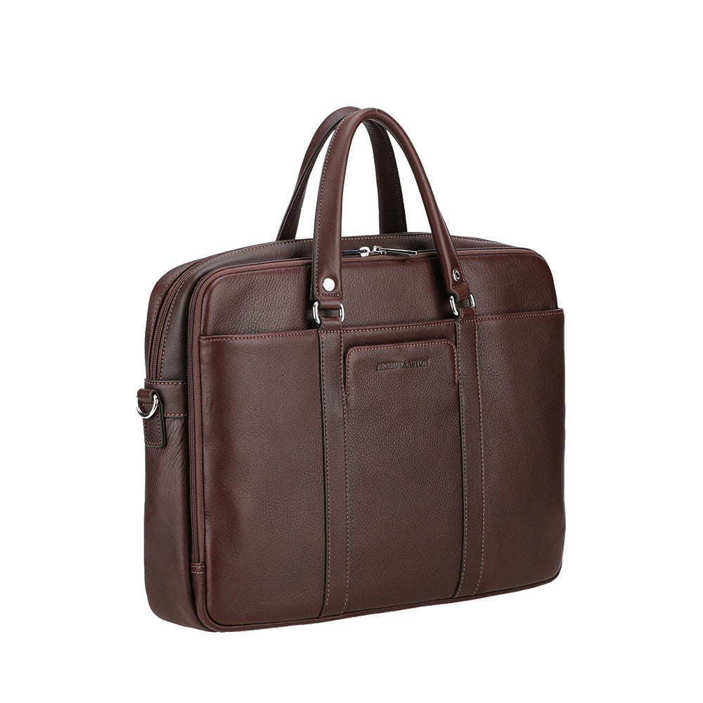 Porte documents double compartiment Ange Cuir