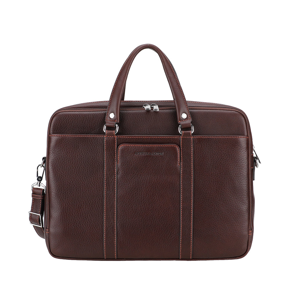 Porte documents double compartiment Ange Cuir