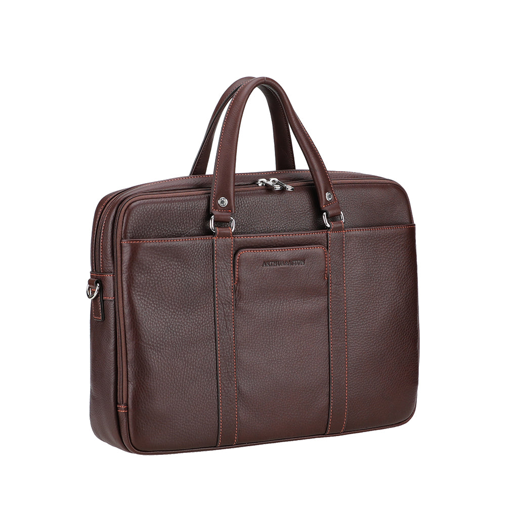 Porte documents double compartiment Ange Cuir
