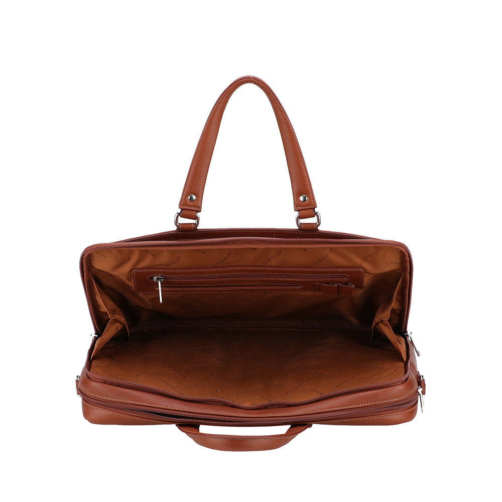 Porte documents double compartiment Ange Cuir