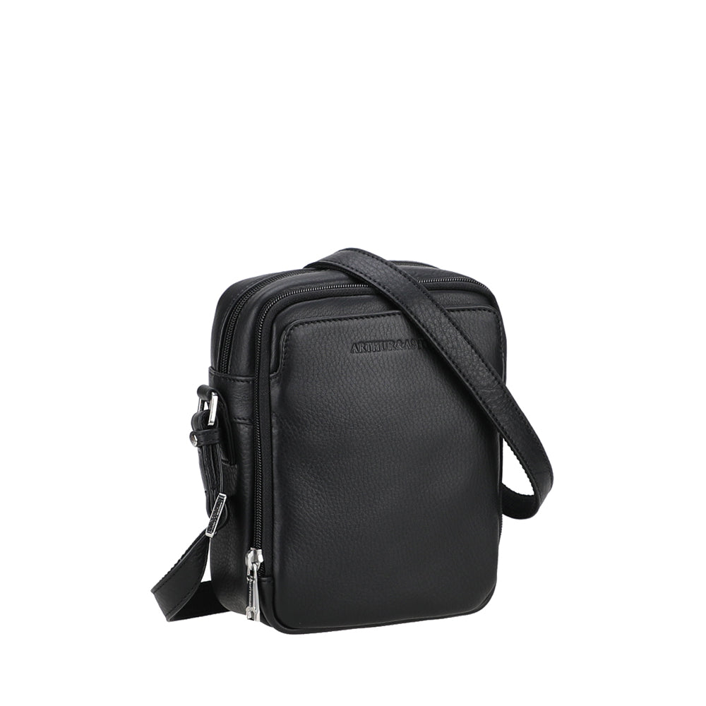 Medium Leather Angel Crossbody Bag