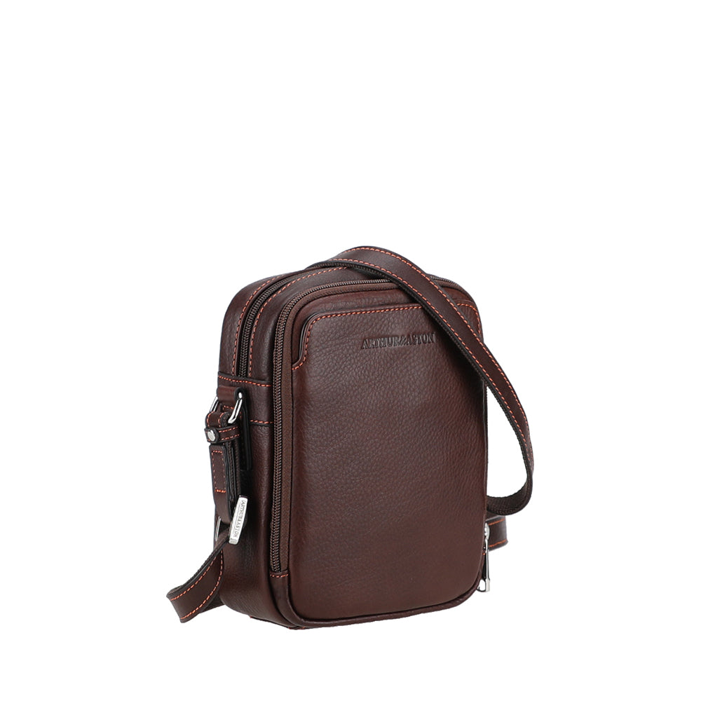 Medium Leather Angel Crossbody Bag