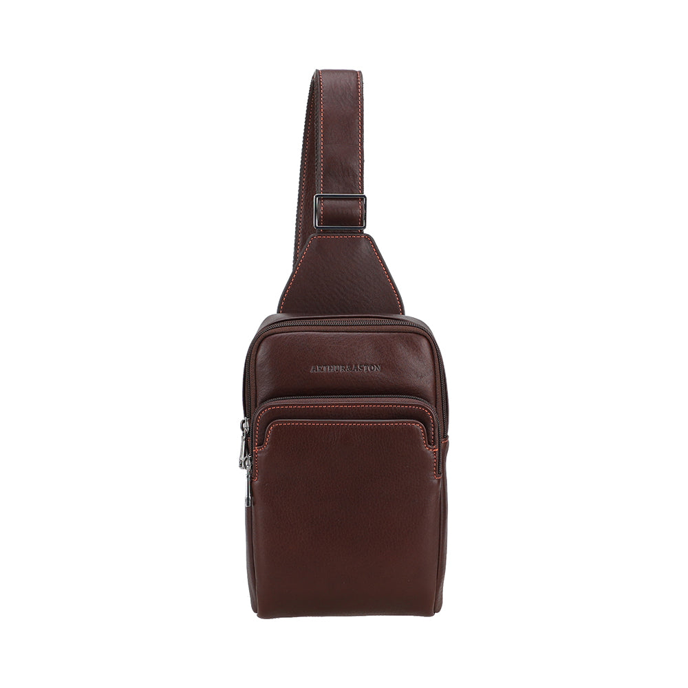 Grand body bag Ange Cuir