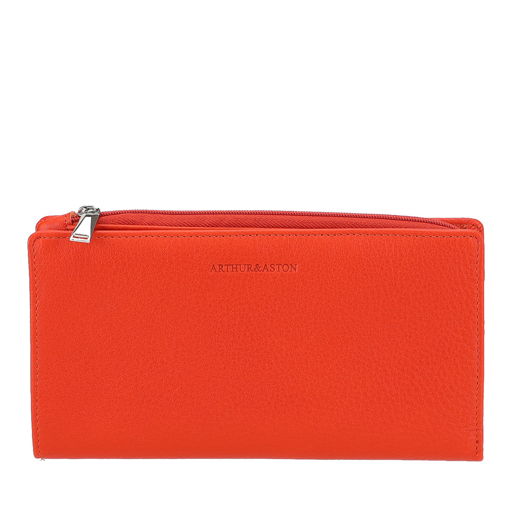 Portefeuille cuir grand modèle Ange