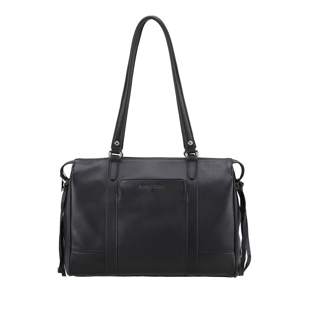 Business Angel Leather Shoulder Bag