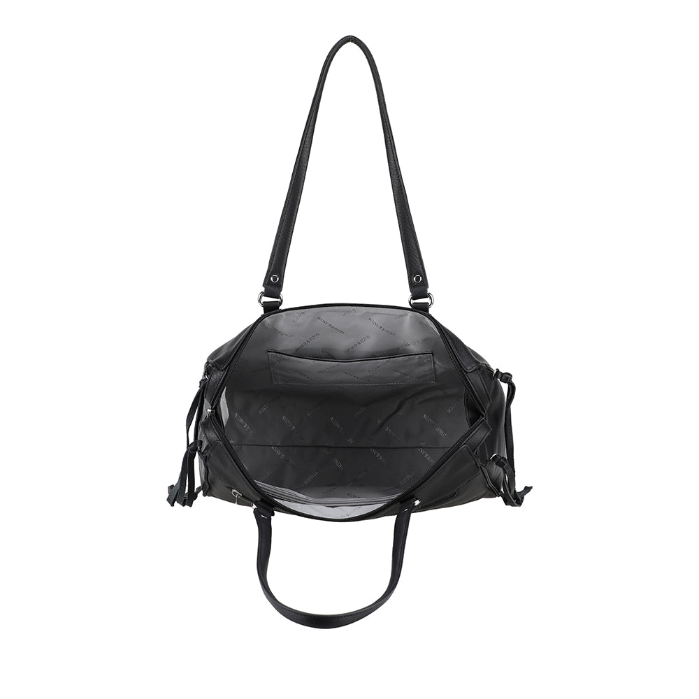 Business Angel Leather Shoulder Bag