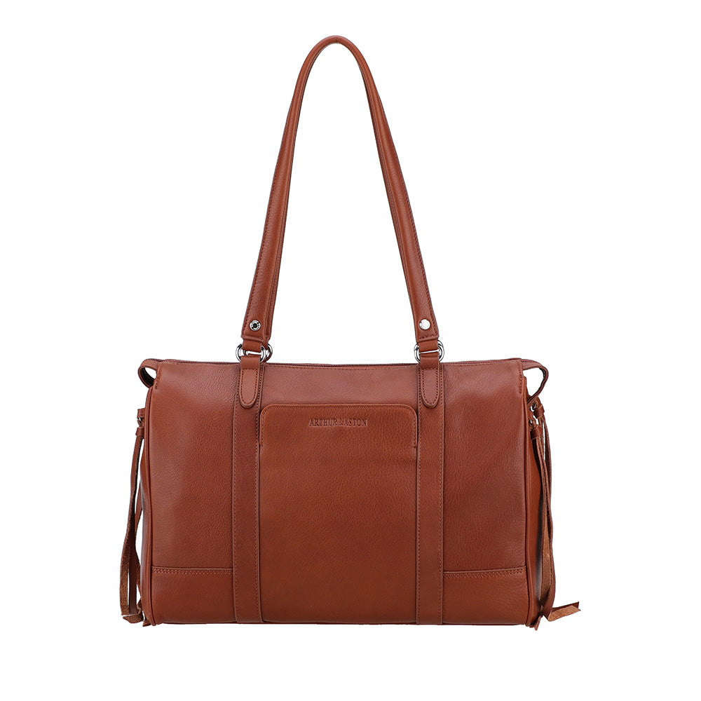 Business Angel Leather Shoulder Bag