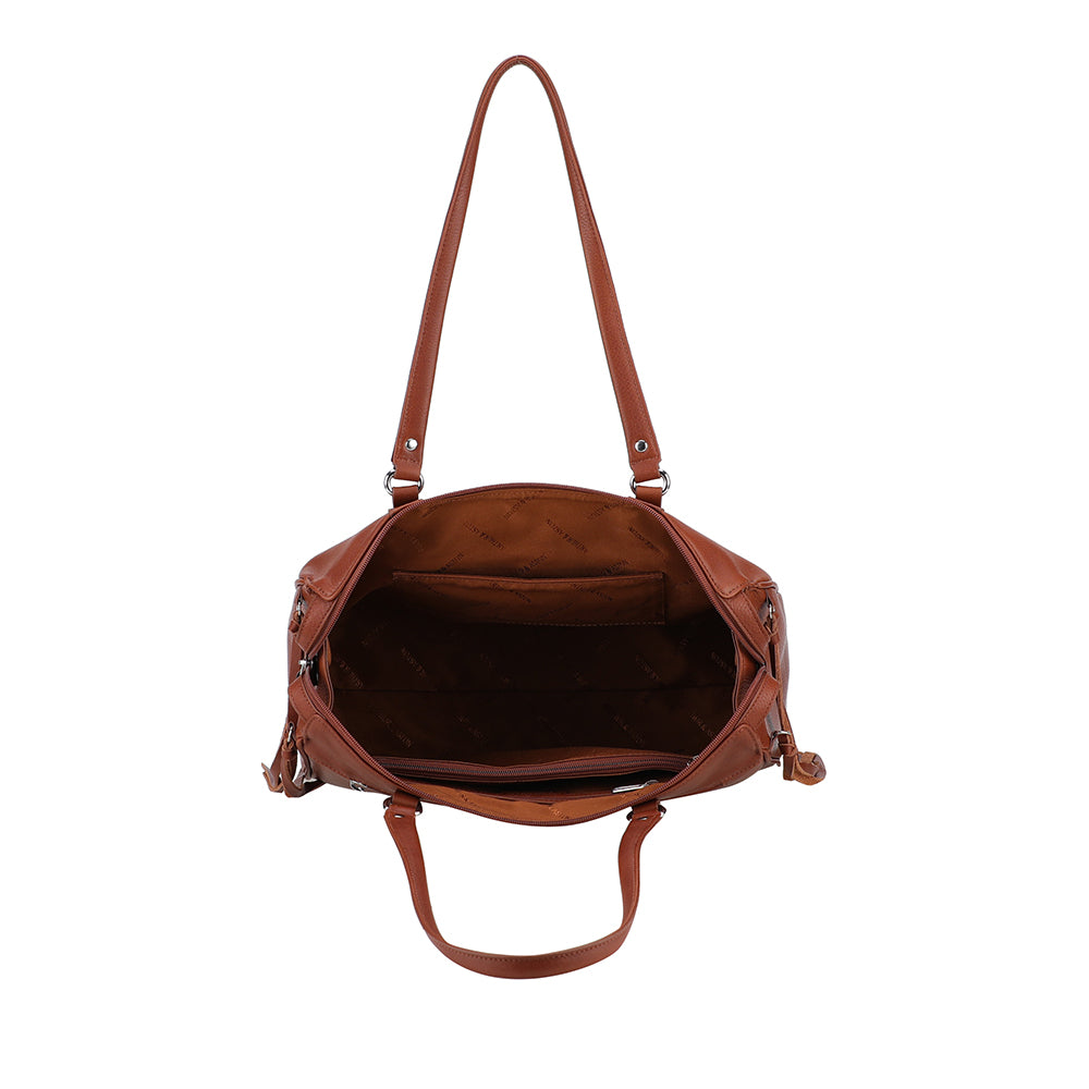 Business Angel Leather Shoulder Bag