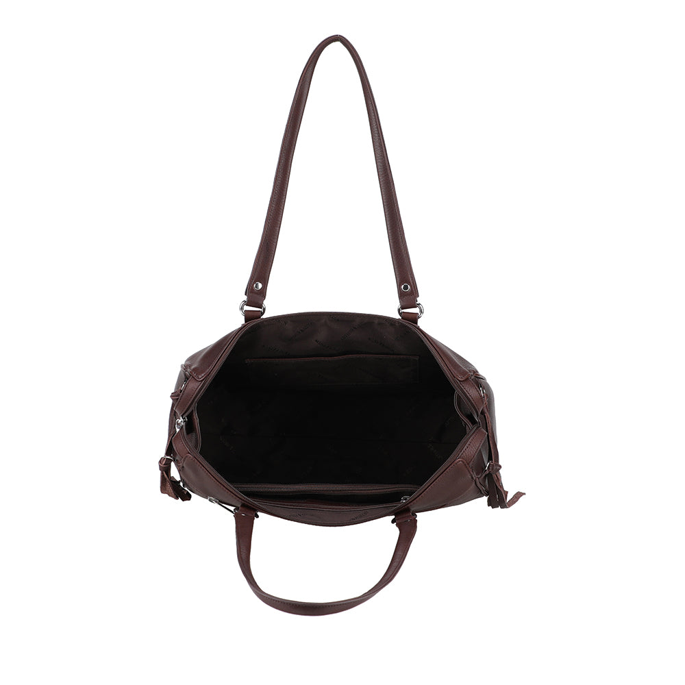 Business Angel Leather Shoulder Bag