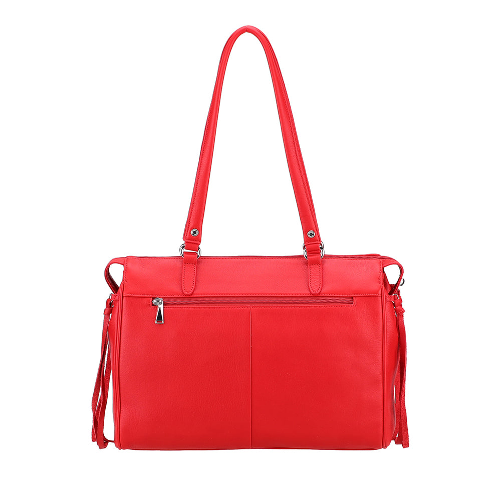 Business Angel Leather Shoulder Bag
