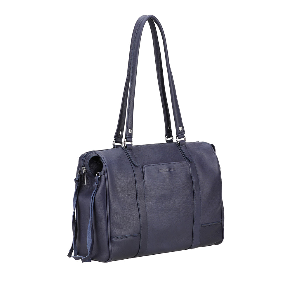 Business Angel Leather Shoulder Bag