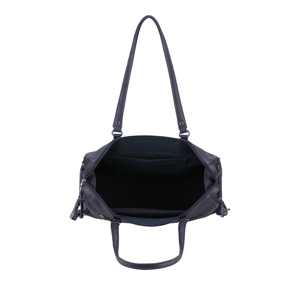 Business Angel Leather Shoulder Bag