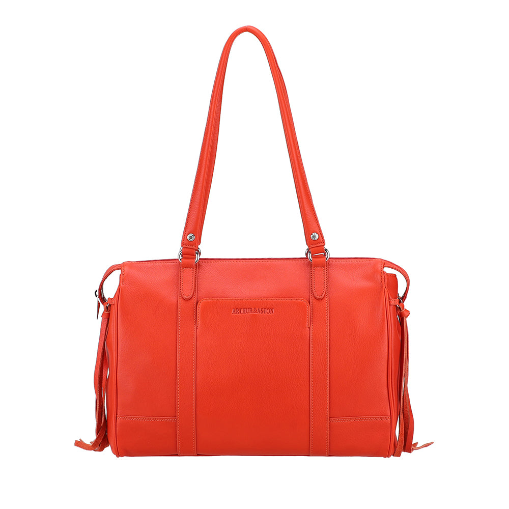 Business Angel Leather Shoulder Bag