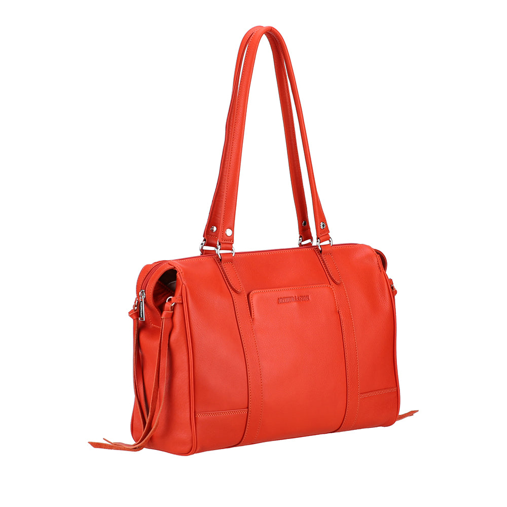 Business Angel Leather Shoulder Bag