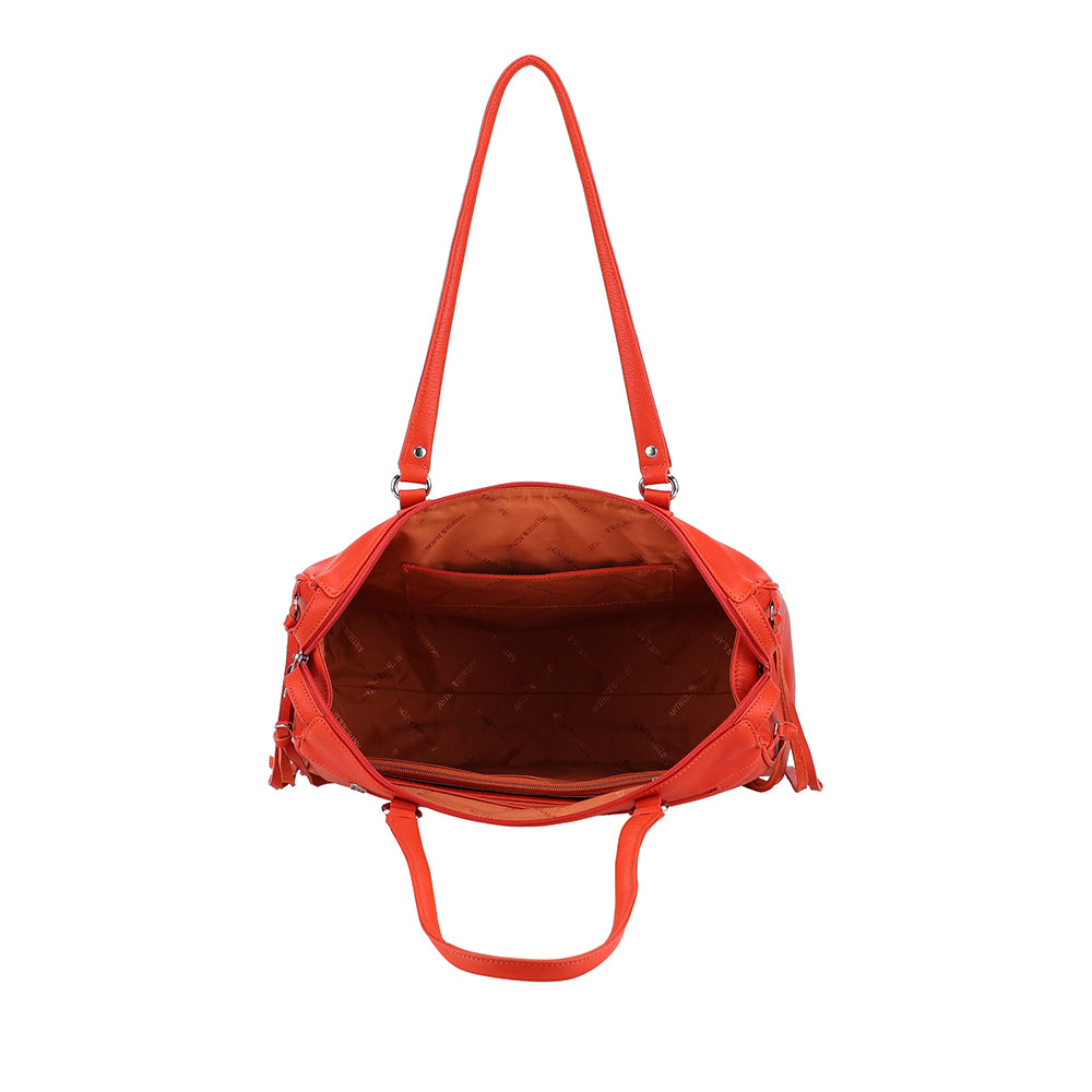 Business Angel Leather Shoulder Bag