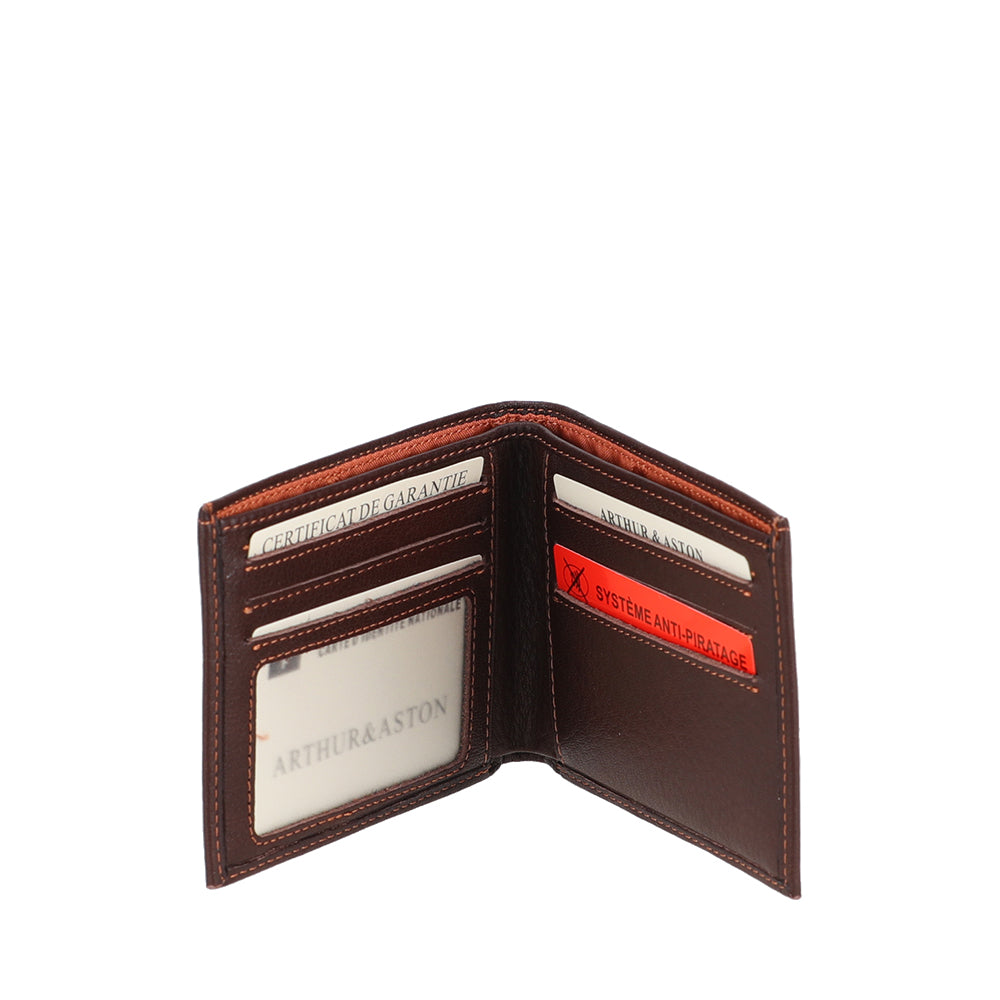 Italian Leather Angel Card Holder