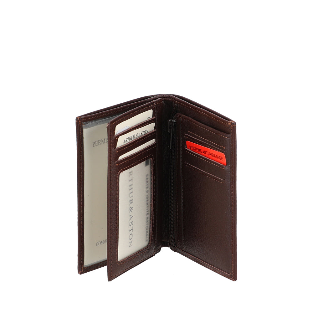Moyen Portefeuille Cuir Ange