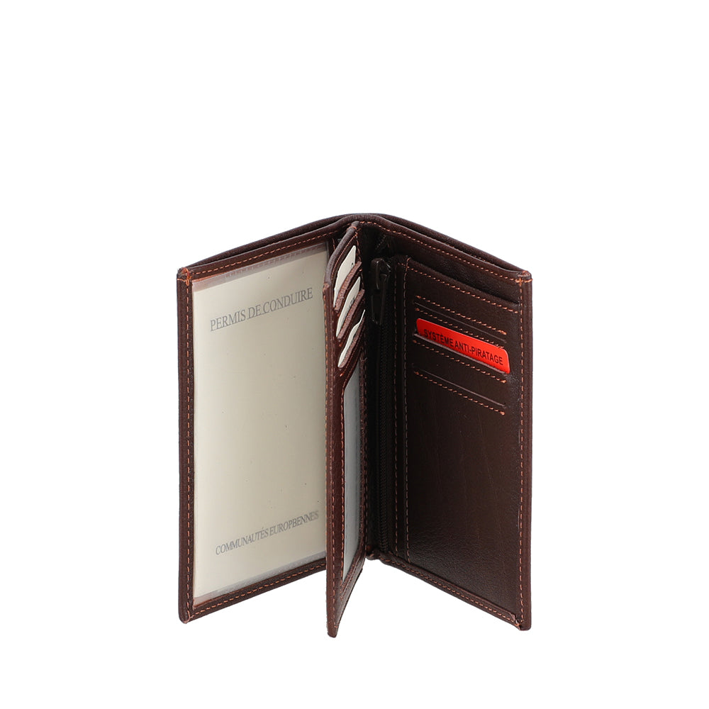 Moyen Portefeuille Cuir Ange