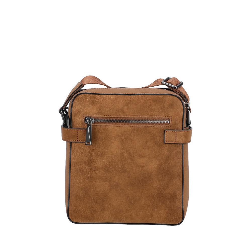 Sac Travers M Misha croûte de cuir