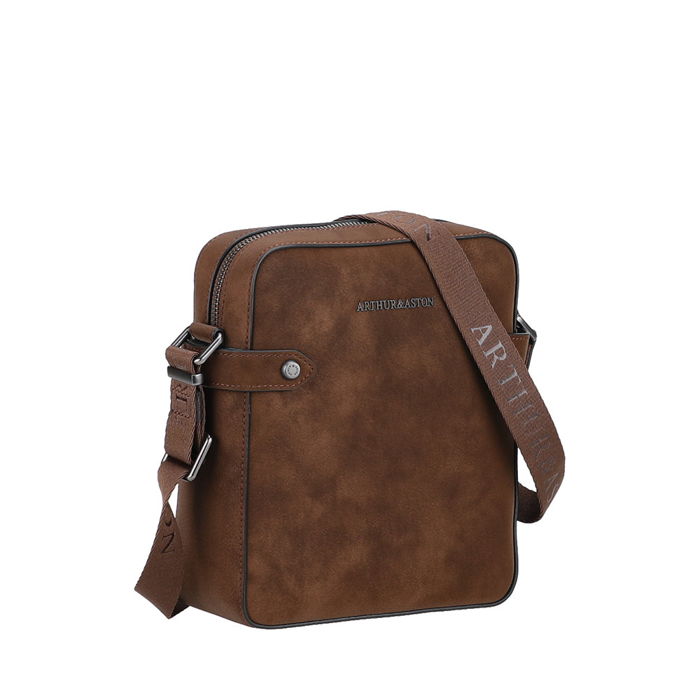 Sac Travers M Misha croûte de cuir