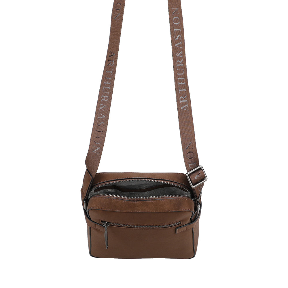 Sac Travers M Misha croûte de cuir