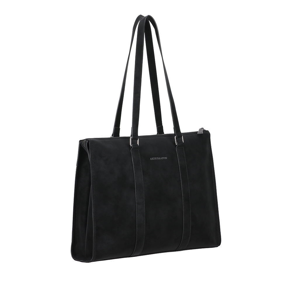 Sac épaule business Misha croûte de cuir