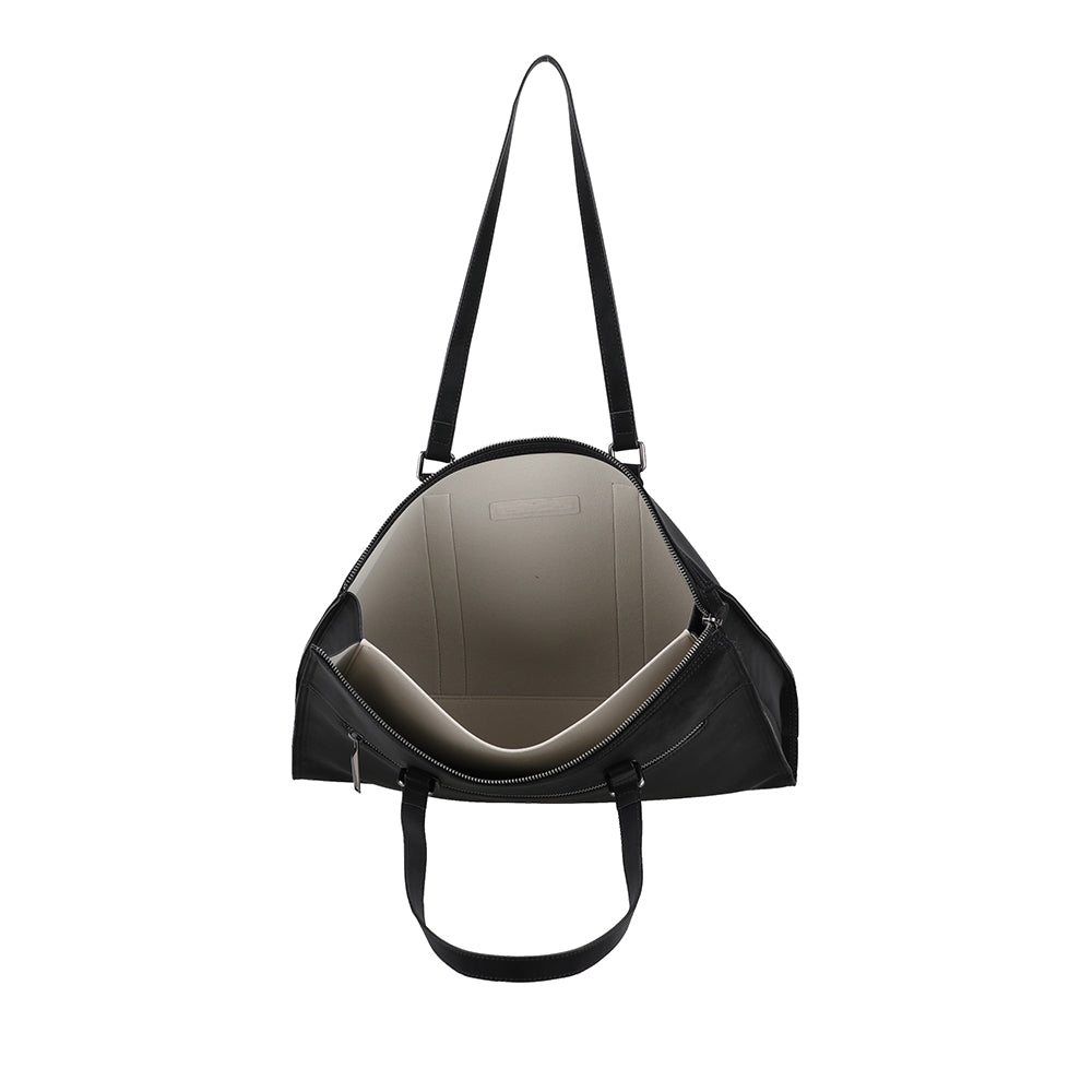 Sac épaule business Misha croûte de cuir