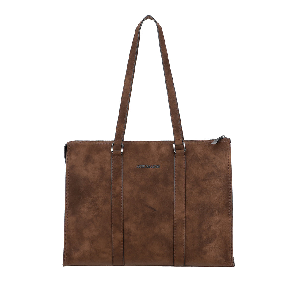 Sac épaule business Misha croûte de cuir