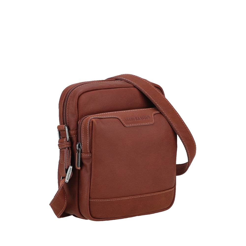 Grand sac travers Arsène cuir