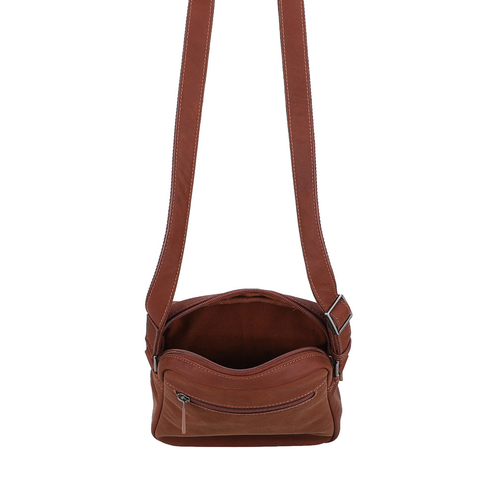 Grand sac travers Arsène cuir