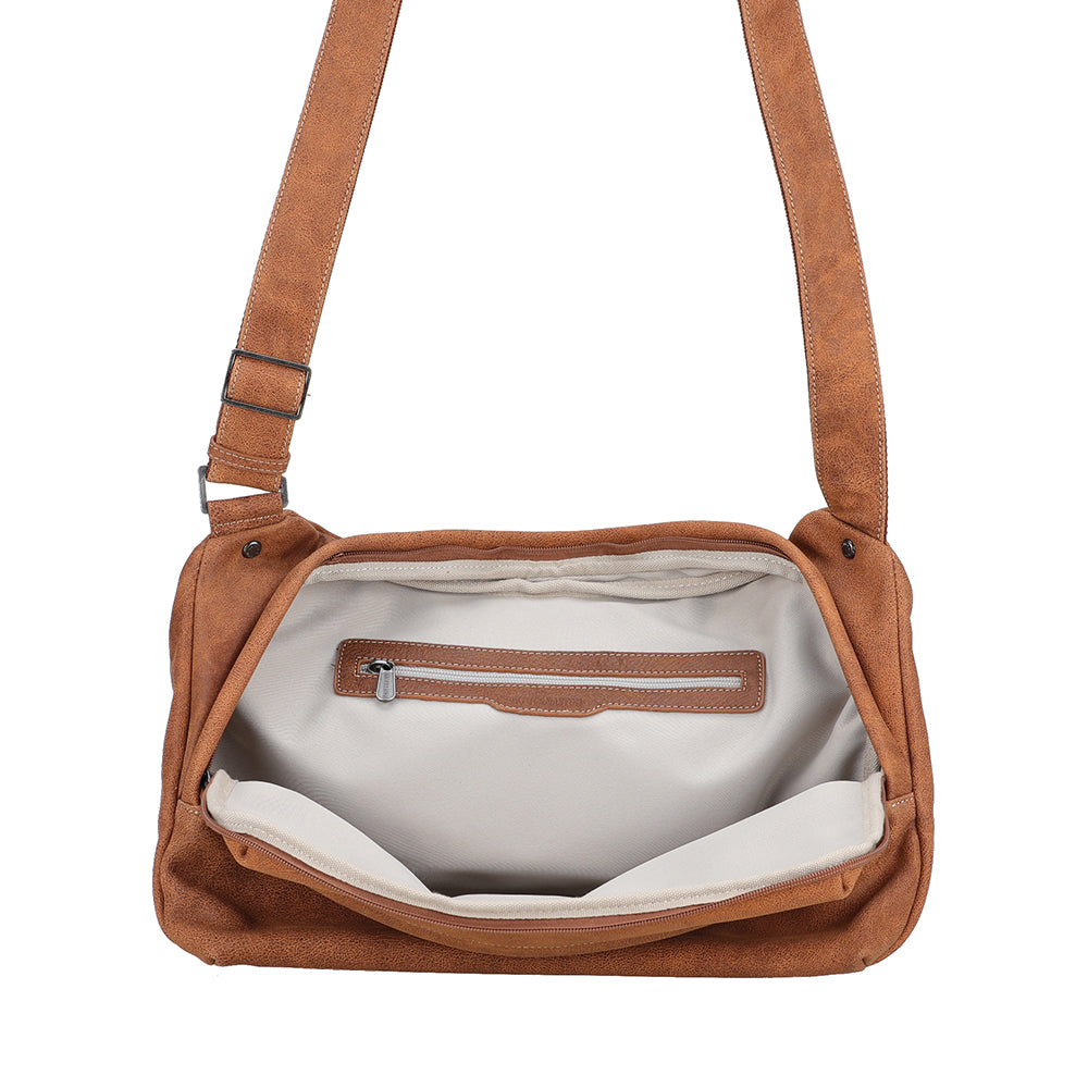Sac besace Achille cuir
