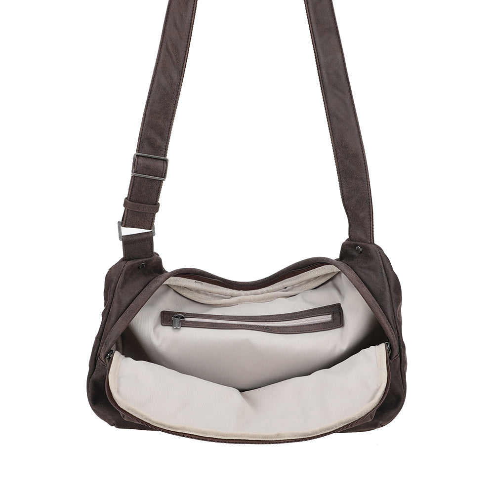 Sac besace Achille cuir