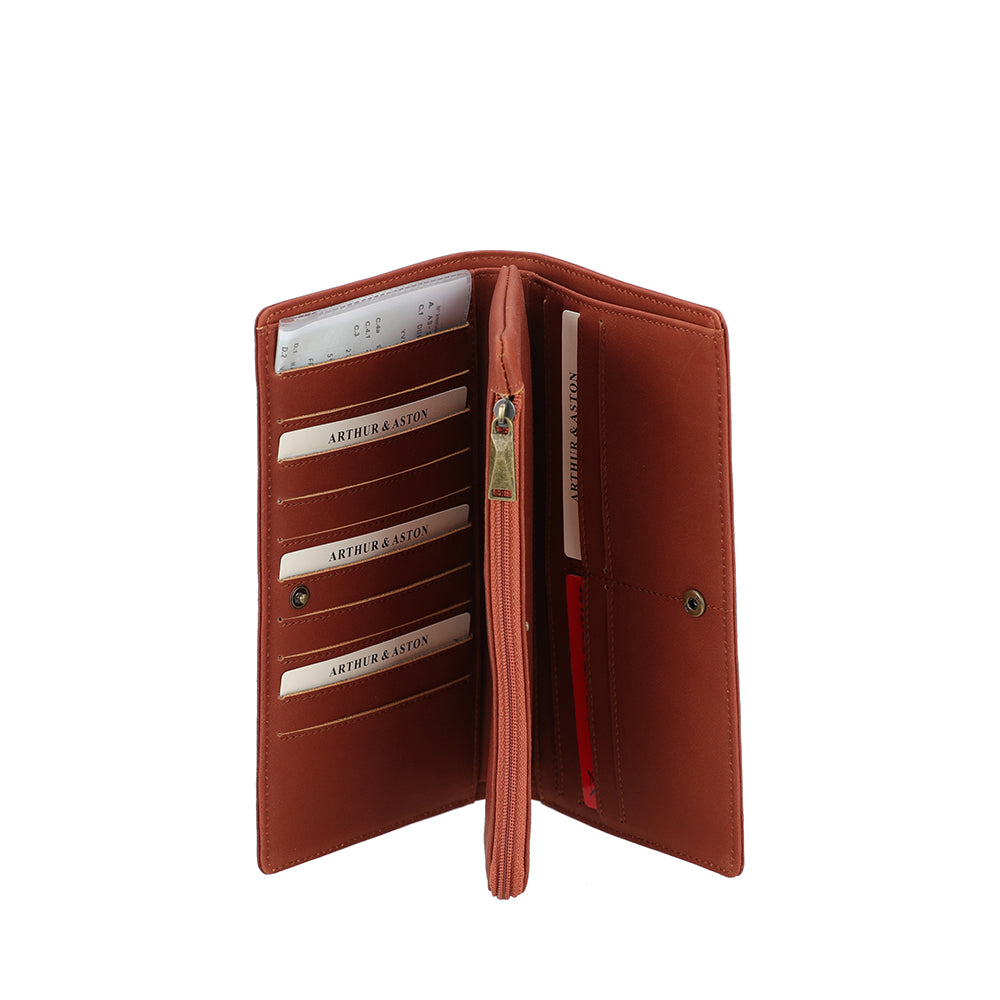 Portefeuille cuir grand modèle Maé