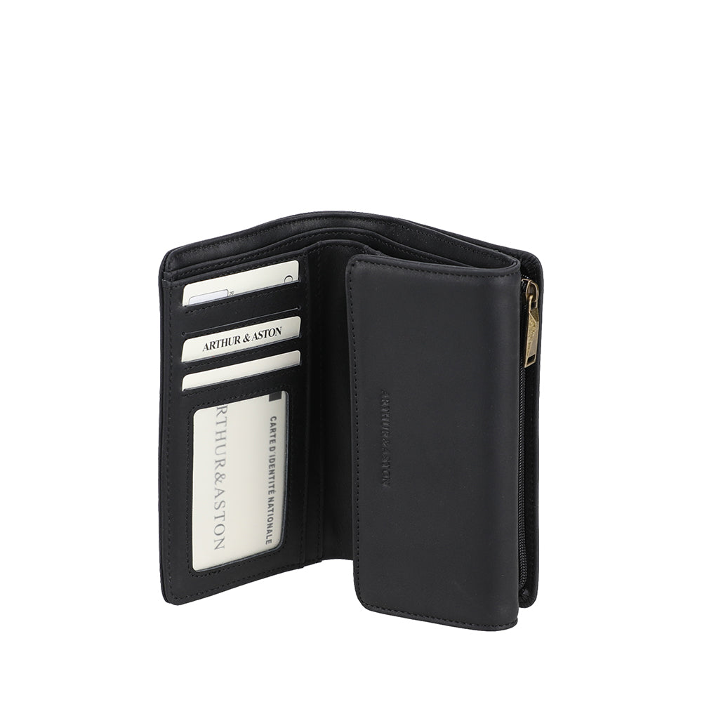 Portefeuille compact cuir Maé