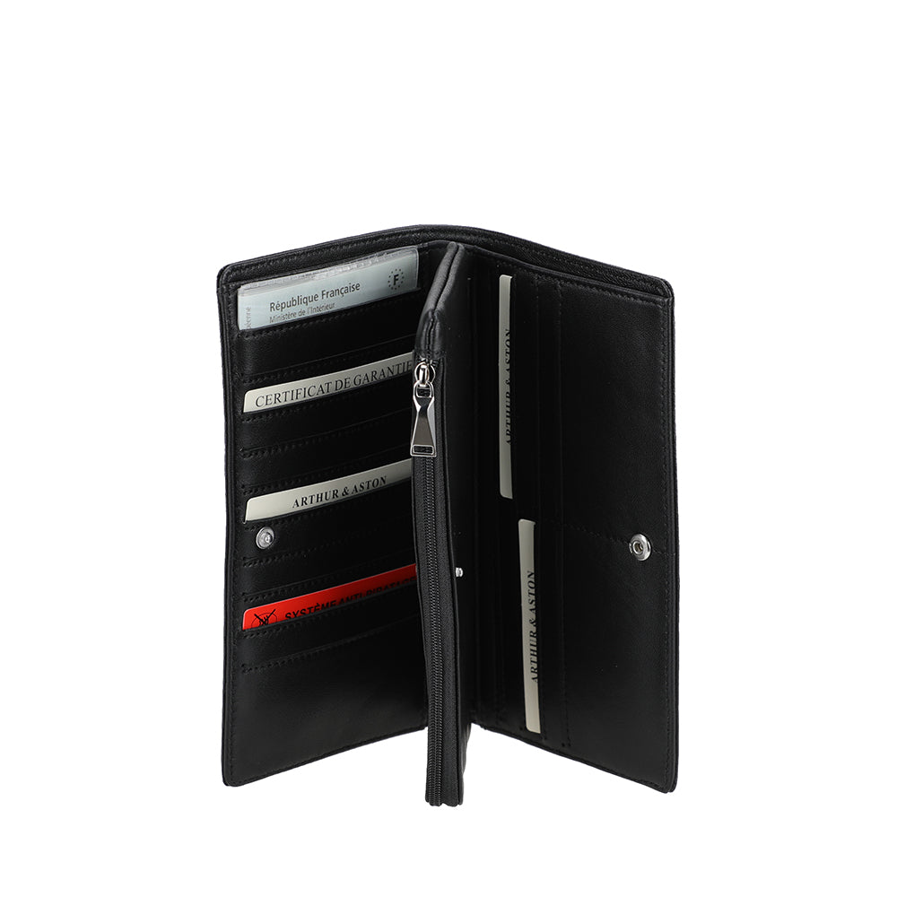 Grand Portefeuille cuir agneau Riley