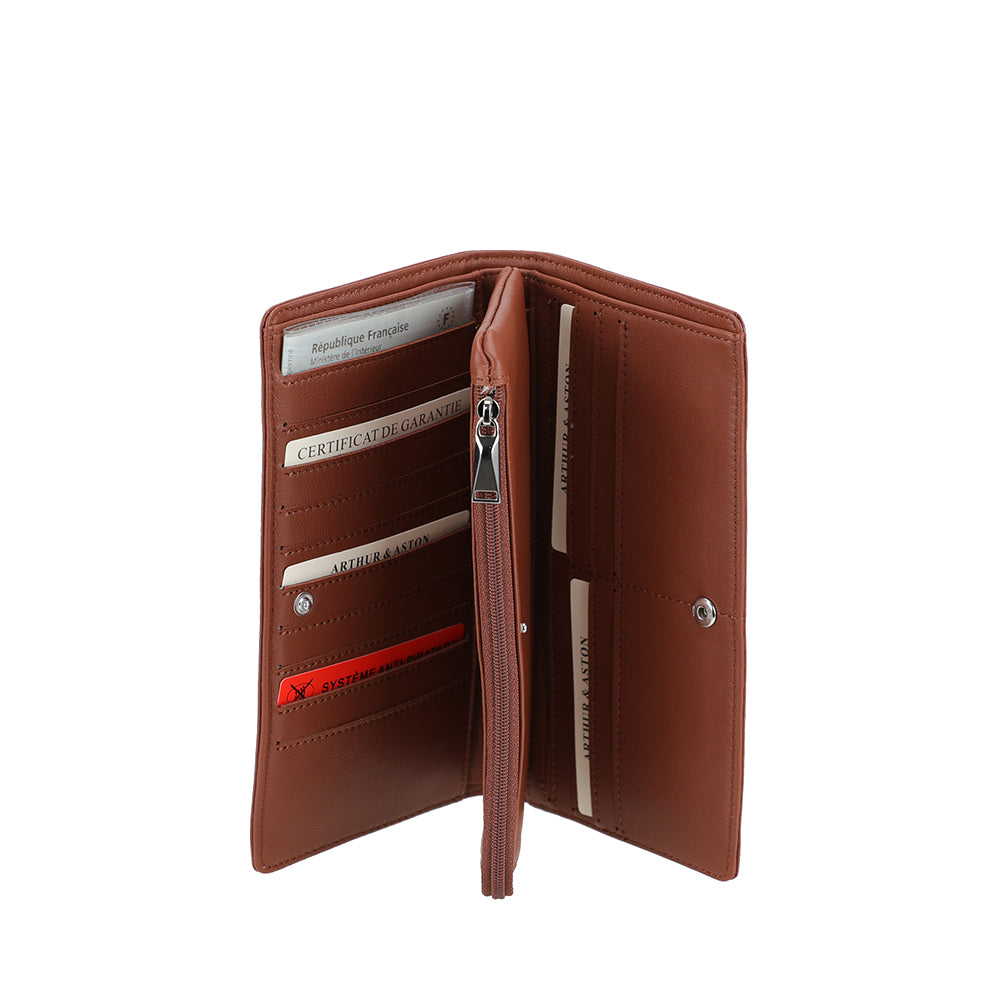 Grand Portefeuille cuir agneau Riley