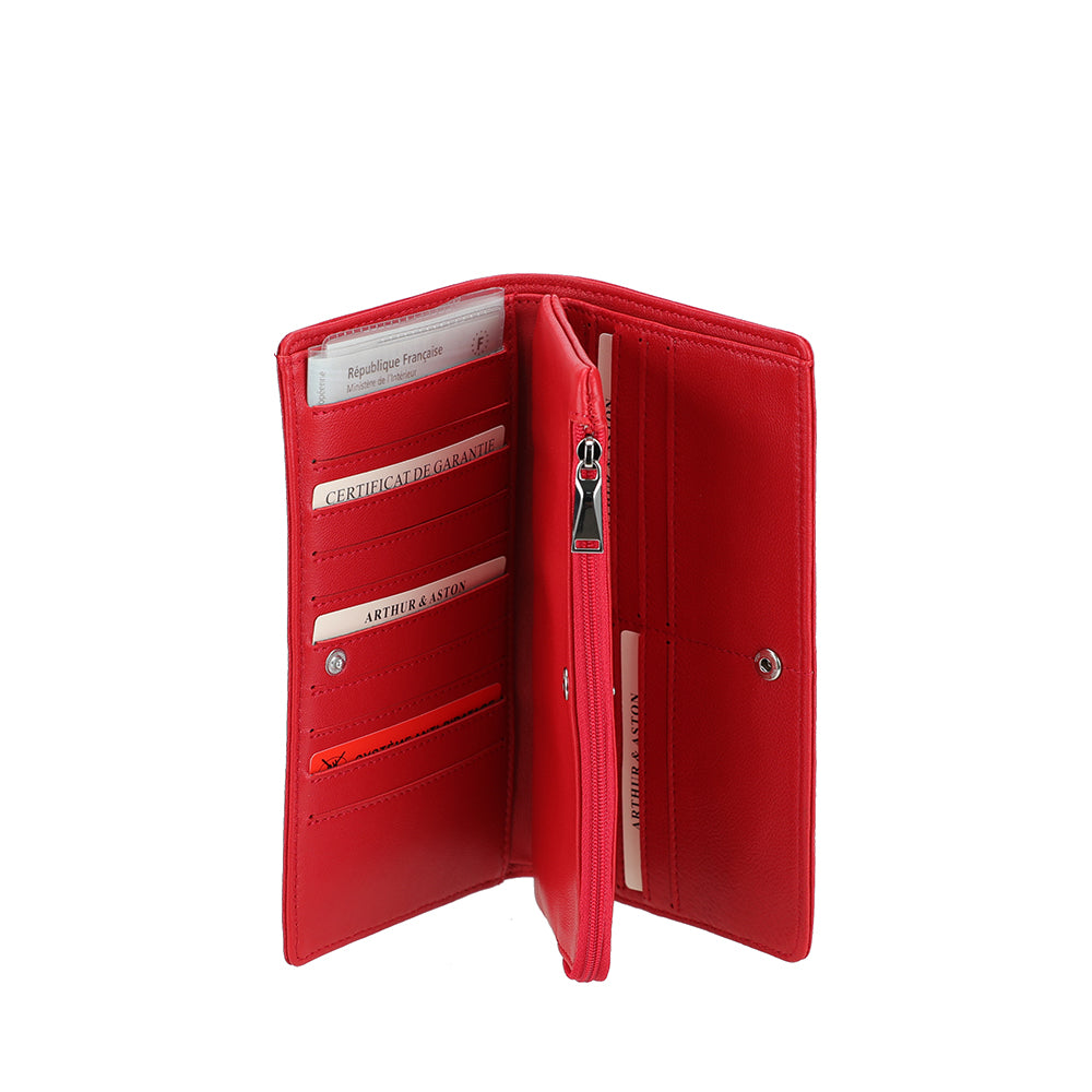 Grand Portefeuille cuir agneau Riley