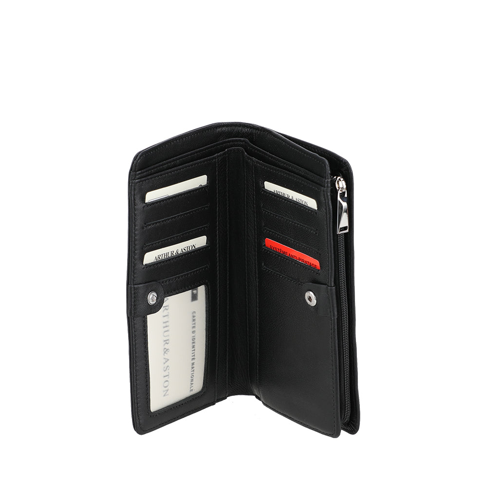Grand Portefeuille cuir agneau Riley