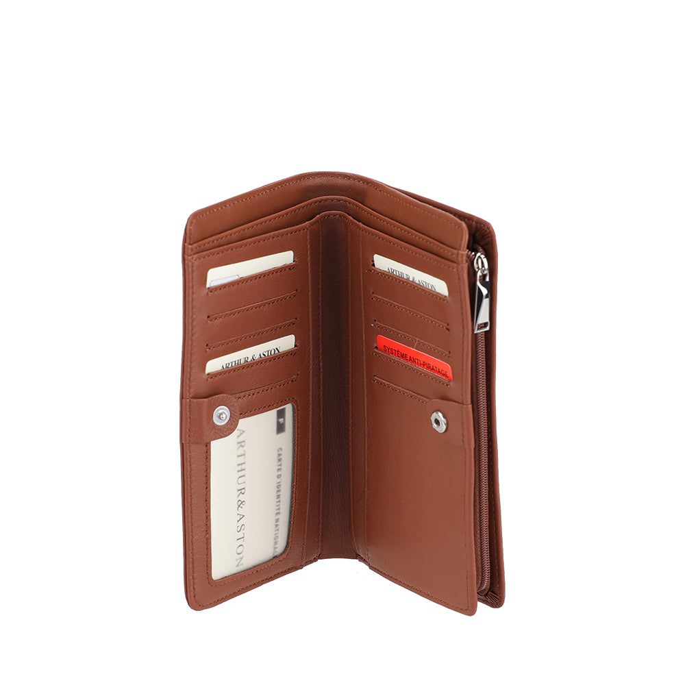 Grand Portefeuille cuir agneau Riley