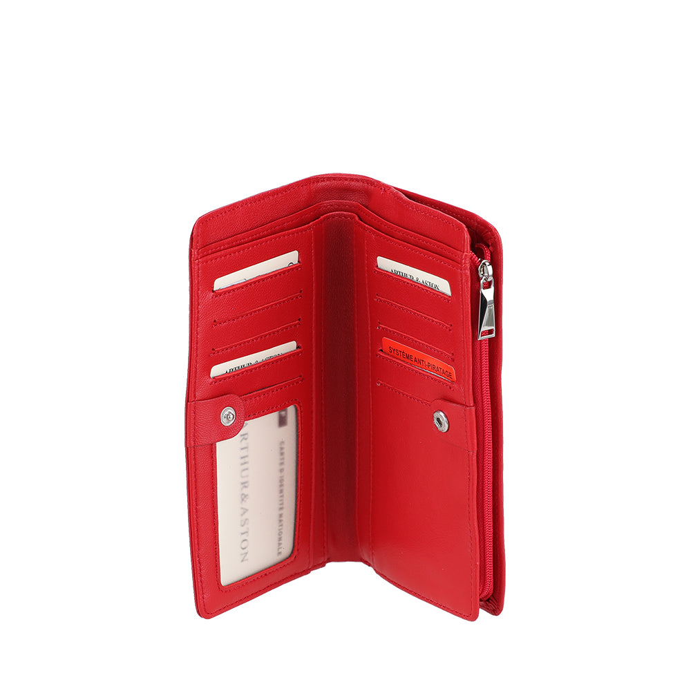 Grand Portefeuille cuir agneau Riley