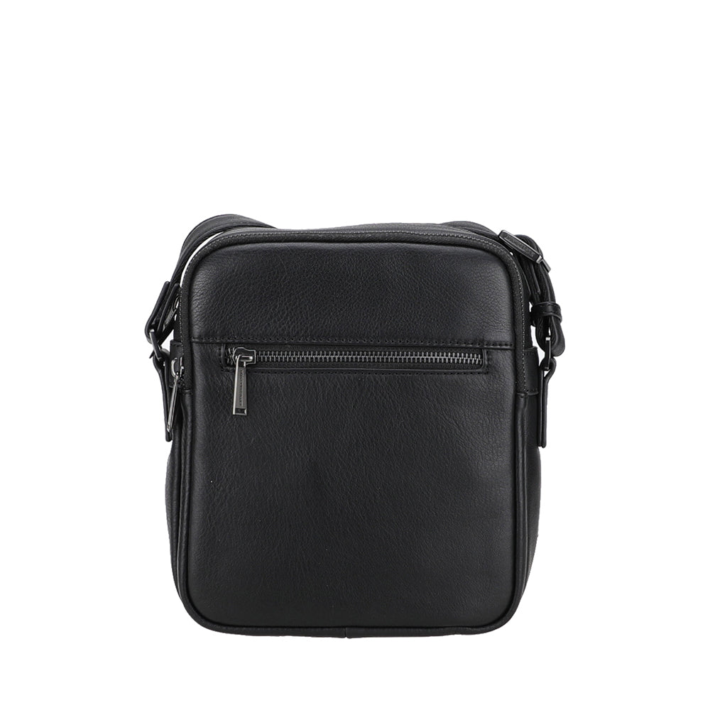 Grand sac travers 2 compartiments cuir Nairo