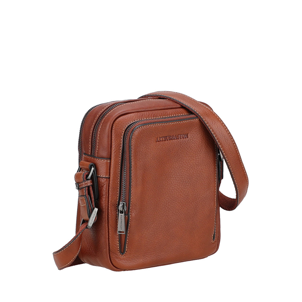 Grand sac travers 2 compartiments cuir Nairo