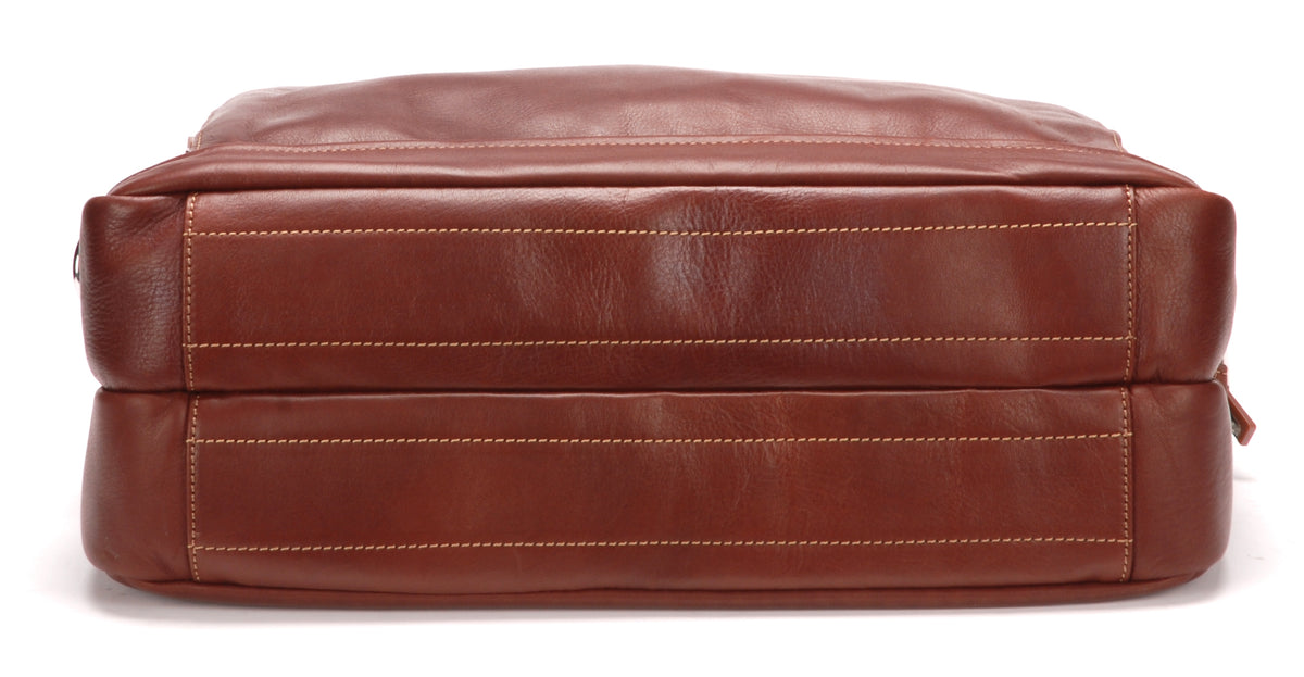 Porte document 2 soufflets cuir vachette et doublure coton