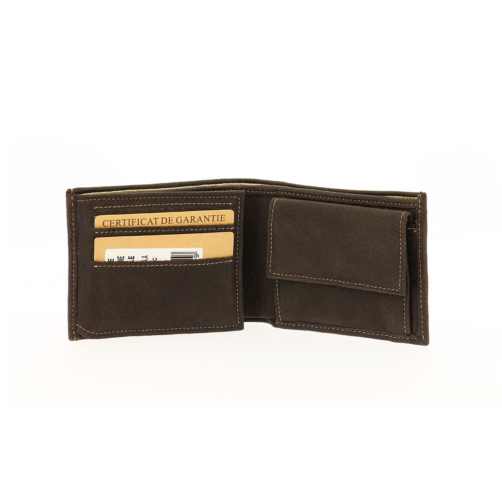 Cristiano Italian wallet destroyed leather