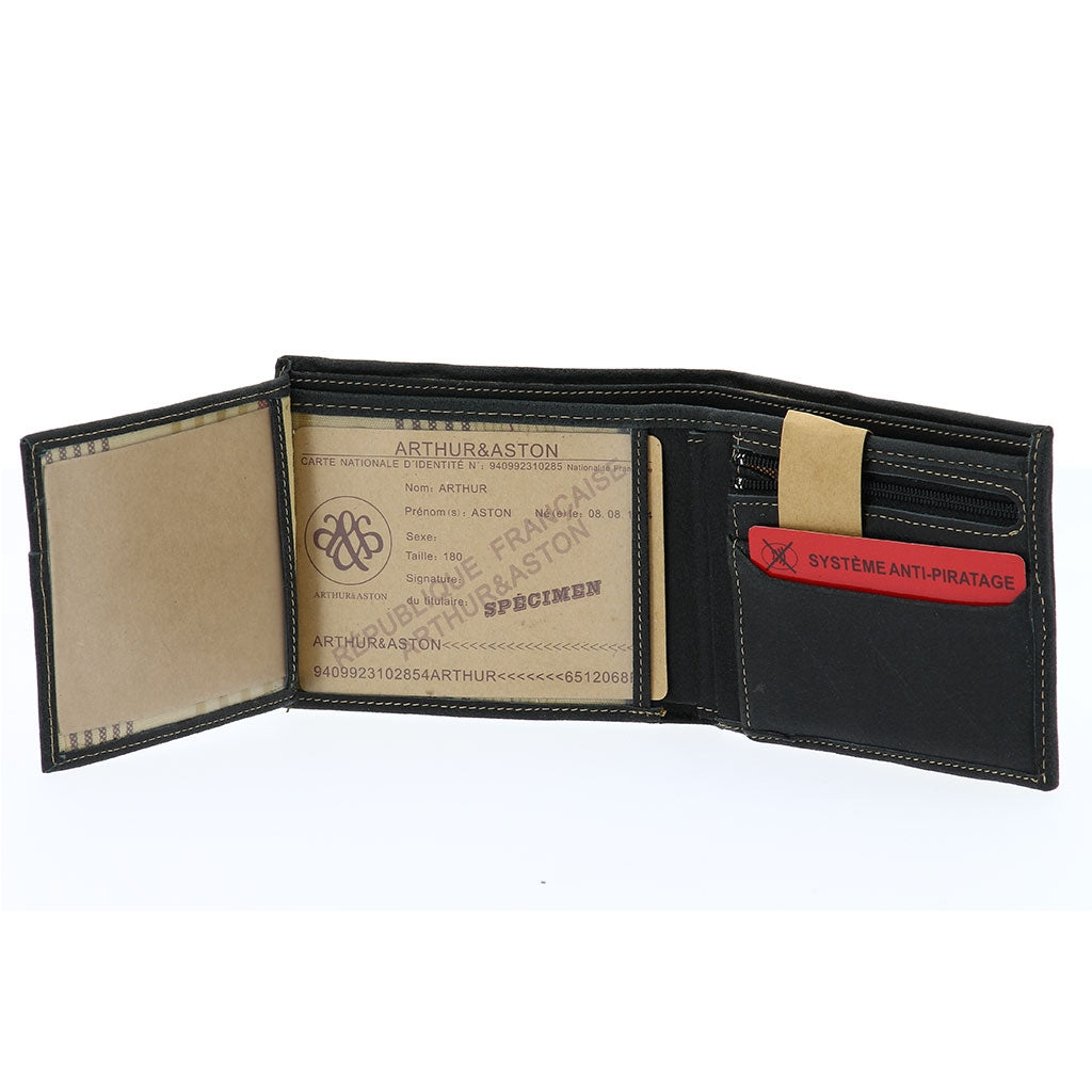 Cristiano Italian wallet destroyed leather
